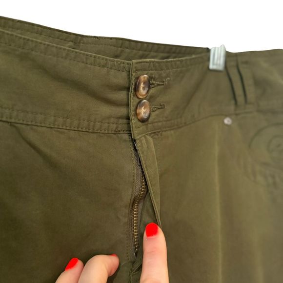 Cabela's Pants Forest Green Size 12 Straight Leg High Waist NEW! - Picture 7 of 16